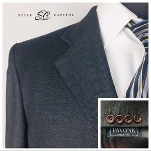 Pavone REDA Italian Mens 40s Blazer 100% Wool